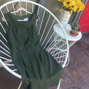 Karin Steven Vintage Olive dress sz 12P